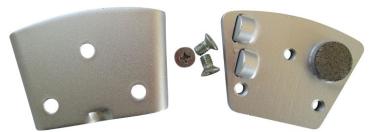 Beispiel U-Adapter mit Diamant-Schleifschuh M6-Anschluss
